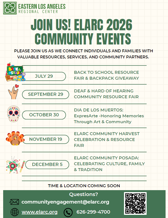 Community Events Save the Dates 2026